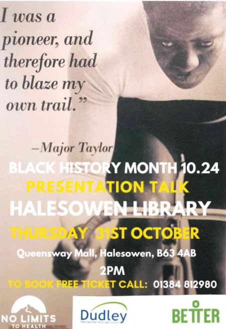 Halesowen Library - Black History Month Talk: Major Taylor